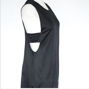Banana Republic Black Tank with Side Cutouts